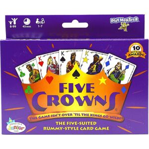 FMYSJ Five Crowns Card Game Familiekortspil - Sjove spil til familiespilaften med Ki (FMY)