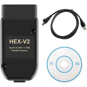 Til VAG COM 22.3 OBD2 Scanner HEX V2 USB For Golf A6 Skoda Seat Ubegrænset VINs ATMEGA162+16V8+FT232RQ