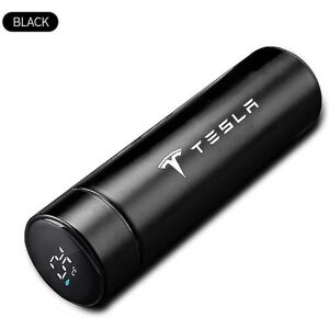 HKWWW Stor kapacitet 304 rustfrit stål Vakuum termisk kolbe termokande til Tesla Model 3 Model X Model S Model Y Biltilbehør[HK] Black