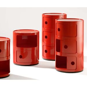 Kartell Componibili 3 Rum - Rød