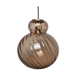 Specktrum Lily Swirl pendel - Grey/ brass - large