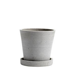 HAY ACC HAY Flowerpot with Saucer - Grey - Small