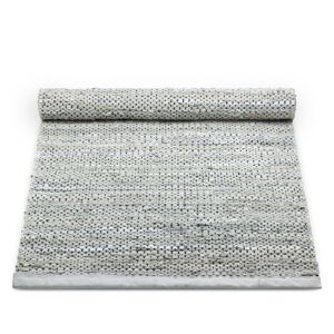 Rug Solid læder tæppe - 60x90 - Light Grey