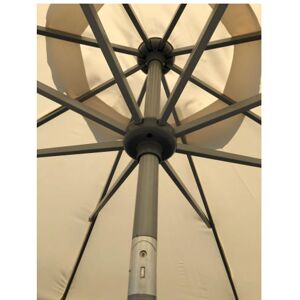 Royal Teak Parasol Ø270 Offwhite