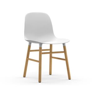 DEMO 6 stk Normann Copenhagen Form stol - Hvid - Eg