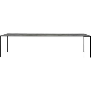 MDF Italia Tense Carbon Black Wood Table - 300x100cm - DEMO.