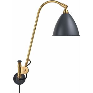 Gubi BL 6 - Soft Black Semi Matt/Brass