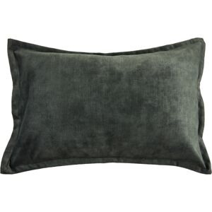 Margit Brandt velour pude - dark green - 40x60