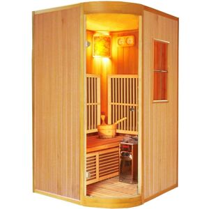 Leking Sauna Combi Traditionel Og Infrarød Sauna - 2 Personer