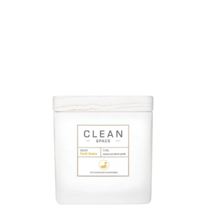 Clean Space Candle, Fresh Linens 227 G.
