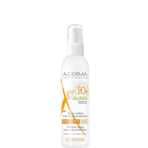 A-Derma Protect Kids Children Spray Very High Protection Spf50+, 200 Ml.