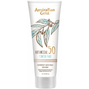 Australian Gold Botanical Spf 50 Tinted Face, Fair-Light 88 Ml.