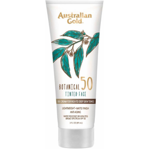 Australian Gold Botanical Spf 50 Tinted Face, Rich-Deep 88 Ml.