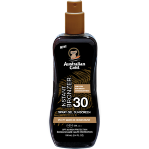 Australian Gold Solcreme Bronzer Instant Spray Gel Spf 30, 100 Ml.