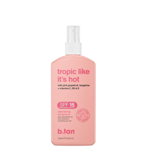 MineTan B.Tan Tropic Like It'S Hot Spf15 Tanning Oil Spray, 236 Ml.