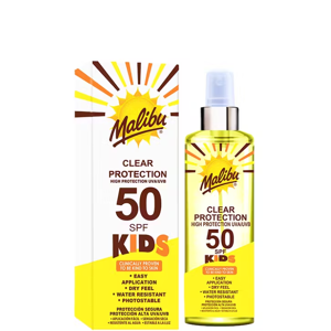 Malibu Kids Clear Protection Spray Spf50, 250 Ml.