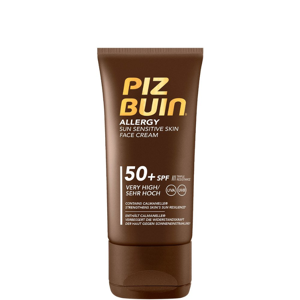 Piz Buin Sun Sensitive Skin Face Cream Spf50+, 50 Ml.