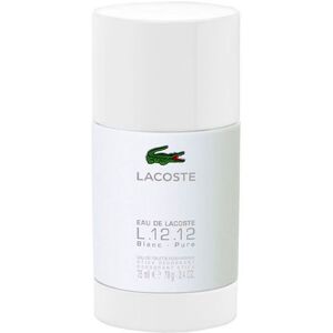 Lacoste  L 12.12 Eau De  Blanc Pure White For Men Deodorant Stick, 75 Ml.