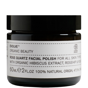 Evolve Organic Beauty Rose Quartz Facial Polish, 60 Ml.