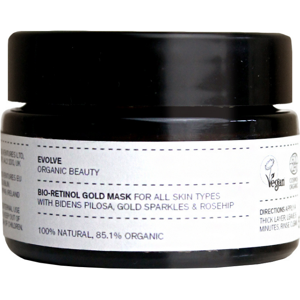 Evolve Organic Beauty Bio-Retinol Gold Mask, 30 Ml.