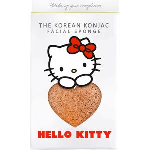 The Konjac Sponge Sanrio Hello Kitty And Hook Set. Pink Clay