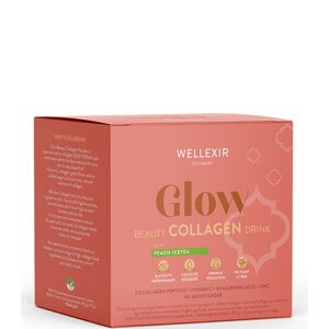Wellexir Glow Beauty Collagen Drink Peach Ice Tea, 30 X 6 G.
