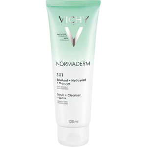 Vichy Normaderm 3-I-1 Scrub Cleanser & Mask, 125 Ml.