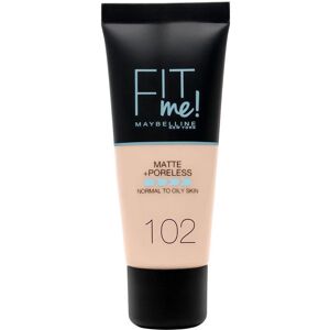 Maybelline Fit Me Matte + Poreless Foundation #102 Fair Ivory, 30 Ml.