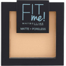 Maybelline Fit Me Matte & Poreless Pudder 115 Ivory, 9 G.