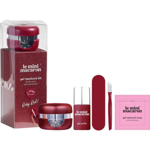 Le Mini Macaron Manicure Kit - Ruby Red