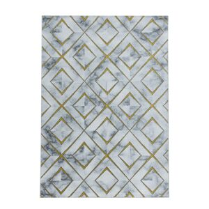 Naxos Kortluvet tæppe Marmor - Guld - 120x170