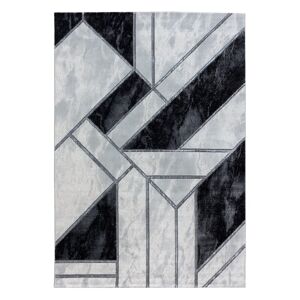 Naxos Kortluvet tæppe Marmor - Sølv - 160x230