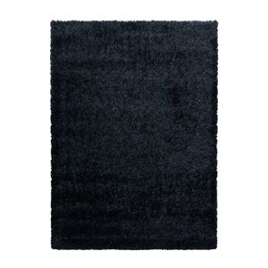 Brilliant tæppe - Sort - 80X80 cm (Rundt)