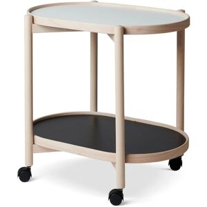 Thomsen Furniture - James Rullebord Ubehandlet eg - Melamin 60x40 cm med Hjul