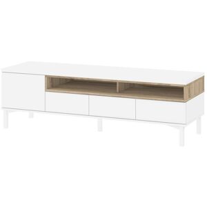 ROOMERS TV STAND - PARCEL - OAK / WHITE