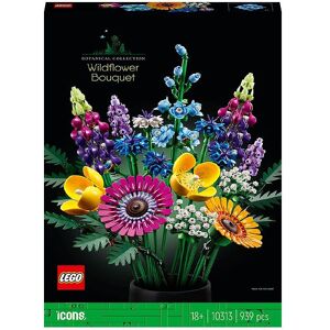 Icons - Buket Af Vilde Blomster 10313 - 939 Dele - Lego® - Onesize - Klodser