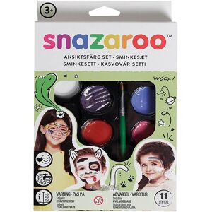 Snazaroo Ansigtsmaling - 11 Dele - Snazaroo - Onesize - Maling