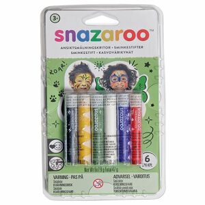 Snazaroo Ansigtsmaling - Stifter - 6 Stk. - Snazaroo - Onesize - Maling