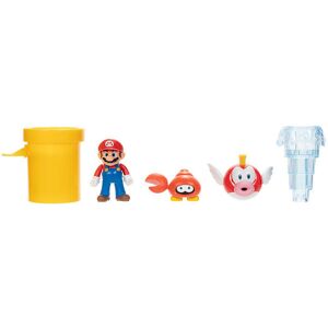 Super Mario Legesæt - Diorama Set - Sparkling Water - 5 Dele - Super Mario - Onesize - Legetøj