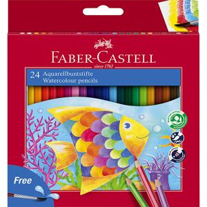 Faber-Castell Farveblyanter - Akvarel - 24 Stk + 1 Pensel - Faber-Castell - Onesize - Farvesæt