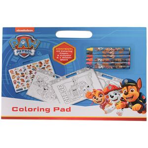 Paw Patrol Artist Pad M. 6 Farver Og Klistermærker - Paw Patrol - Onesize - Kreasæt