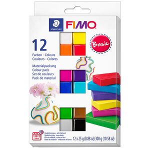 Staedtler Fimo Modellervoks - Soft Basic - 12x25 G - Staedtler - Onesize - Modellervoks