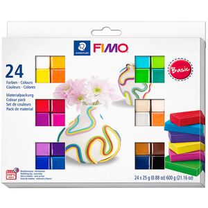 Staedtler Fimo Modellervoks - Soft Basic - 24x25 G - Staedtler - Onesize - Modellervoks