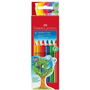 Faber-Castell Farveblyanter - Jumbo Grip - Akvarel - 6 Stk - Mul - Faber-Castell - Onesize - Farvesæt