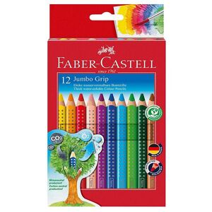 Faber-Castell Farveblyanter - Jumbo Grip - Akvarel - 12 Stk - Mu - Faber-Castell - Onesize - Farvesæt