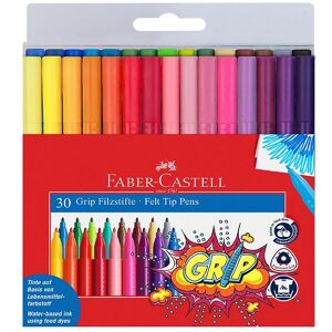 Faber-Castell Tuscher - Grip - 30 Stk - Multifarvet - Faber-Castell - Onesize - Tusch