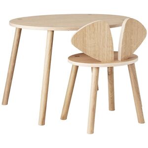 Nofred Skolesæt - Mouse School Set - Oak - Nofred - Onesize - Stol