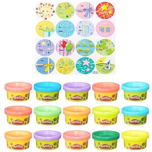 Modellervoks - Party Bag - 420 G - 15 Stk - Play-Doh - Onesize - Modellervoks