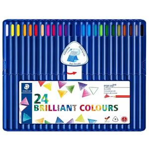 Staedtler Farveblyanter - Ergo Soft - 24 Stk - Onesize - Staedtler Farvesæt