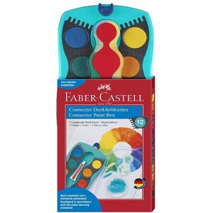 Faber-Castell Vandfarve - Connector - 12 Farver - Faber-Castell - Onesize - Maling